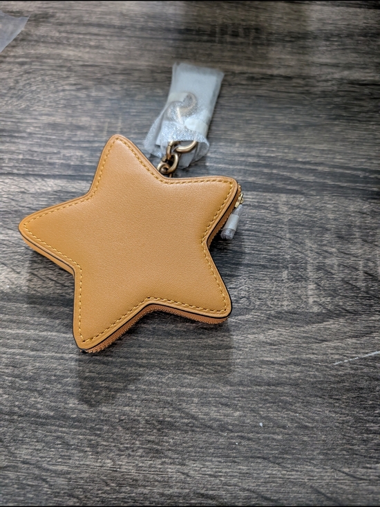 Coach Accessories - Coach Star Keychain Card Holder in Tan